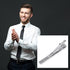 Yolev Men's Clip-On Ties 20 Inches Solid Color Clip-on Neckties Pre-tied Neckties for Wedding Office School Uniform with Tie Clip...