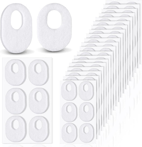 WILLBOND 120 Pcs Callus Pads Soft Felt Callus Oval Shape Corn Pads for Bottom of Foot Adhesive Foot Corn Pads for Men and Women Feet Toes Heel Pai...
