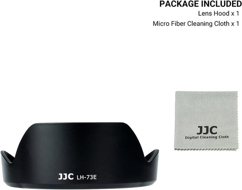 Lens Hood for Canon RF 15-30mm F4.5-6.3 IS STM Lens on EOS R6 Mark II EOS R Series Camera, Reversible Lens Shade Replace Canon EW-73E Lens Hood, C...