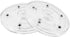 2 Pack 4 Inch Turntable Mini Turntable Organizer, Clear Rotating Tray Small Revolving Base, Acrylic Ball Bearing Turntable Plate for Kitchen Table...