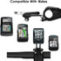 Thinvik Out-Front Extended Bike Computer Mount for Wahoo - Adjustable Angle Combo Mount for Elemnt Mini, Bolt, Roam GPS Bike Computer - CNC Alumin...