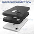 for iPhone XR Case 6.1 inch, 14ft Drop Tested, Shockproof Protection Dual Layer Case for iPhone XR, Black...
