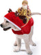 Idepet Funny Pet Dog Cat Christmas Costume Santa Dogs Winter Hoodie Coat Clothes for Christmas Halloween Party,The Riding Horse Santa Claus Pet Do...