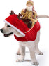 Idepet Funny Pet Dog Cat Christmas Costume Santa Dogs Winter Hoodie Coat Clothes for Christmas Halloween Party,The Riding Horse Santa Claus Pet Do...