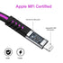 Light up iPhone Charger Cord, 6FT LED Lightning Cables | Apple MFi Certified | USB Fast Charging Cord for Apple iPhone 13 12 11 Pro Max XR XS X/8P...