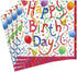 Caspari Happy Birthday Paper Cocktail Napkins, 20 Count,Multicolor,9100C...