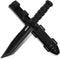 Dispatch Survival Hunting Knife with Sheath, 12" Fixed Blade Knife, Bowie Knives with Non-Slip Cylinder Design Handle, for Outdoor, Bushcraft, Cam...