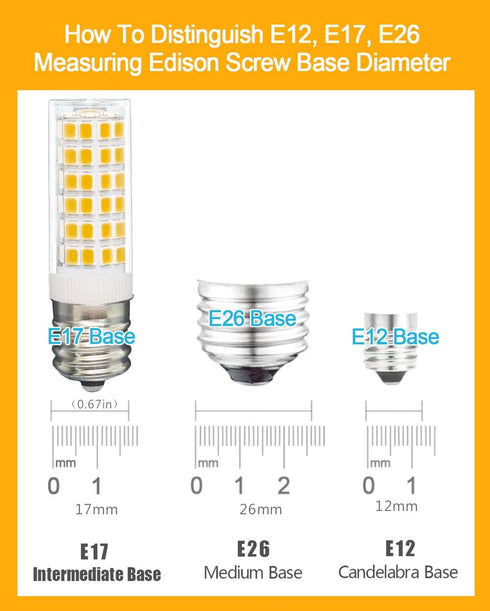 Updated KEI D28k kel 2812 KEI D28A KEL2811 KEI D28M KEL 2815 kel 2816x 4W LED Refrigerator Light Bulb Replacement AC100-265V 3.8W E17 Base for Fri...