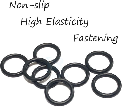 High Chair Foot Rest, Universal Non-Slip Elastic Retainer Highchair Footrest Adjustable Baby High Chair Accessories with 4 Rubber Rings, Footrest ...