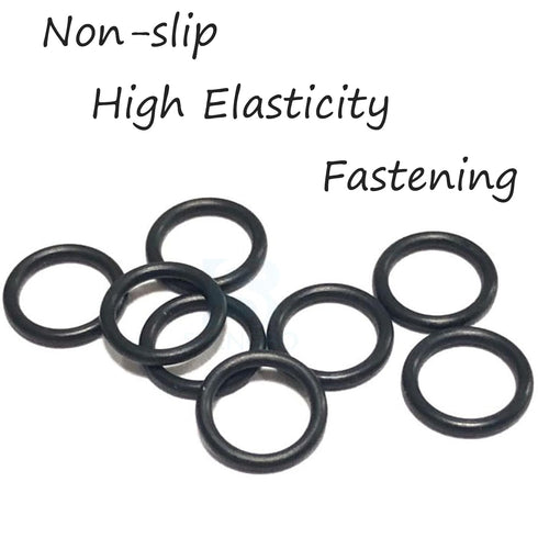 High Chair Foot Rest Accessories, Universal Non-Slip Elastic Retainer Highchair Footrest Adjustable Baby High Chair Accessories with 4 Rubber Ring...