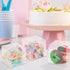 COMFECTO Clear Boxes for Favors 4x4x4, 50 pcs Transparent Giftbox for Macaron Cupcake Candy Cookies Ornament GiftsWedding Party Baby Shower, Singl...