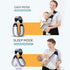 Portable Breathable Baby Carrier, 3D Honeycomb Mesh Wrap Child Slings with Adjustable Widen Shoulder Straps, for 0-36 Months Newborns, Infants and...