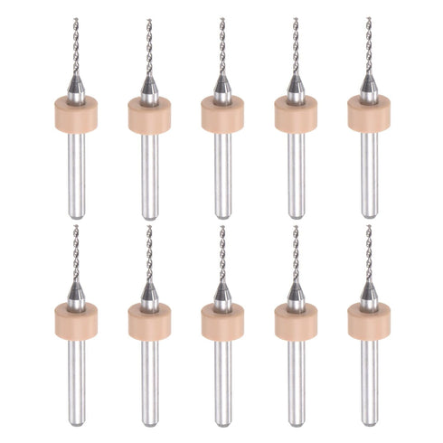 uxcell Micro PCB Drill Bit Set, 1/8" Shank 1mm Solid Tungsten Carbide CNC Engraving Print Circuit Board Drill Bits Rotary Tool 10pcs...