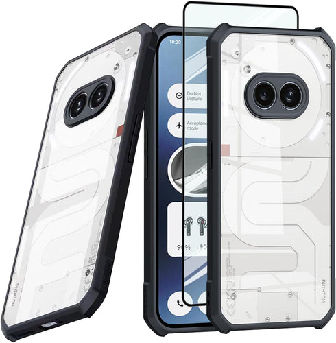 for Nothing Phone 2A Transparent Case Ultra-Thin Cover Soft TPU Bumper + Acrylic Clear Back Military Grade Airbags Shookproof Drop Protection for ...