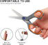 Kids Scissors 6-Pack, BURVAGY 5.5" Safety Small scissors with Cover, Student Blunt Tip Scissors for School Kids Age 4-7 8 9 10-12...