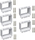 iMBAPrice BE2-5 (2-Gang) Electrical Power Outlet Box Extender - White, 5-Pack...