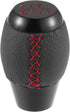 X AUTOHAUX 6 Speed Manual Gear Stick Shift Knob Transmission with Dust Cover Gear Lever Stick Shifter Handle for Honda Civic 1992-1995 Black...
