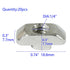 1/4"-20 Threaded Standard Steel Drop in T-Nut, Drop in T-Nuts Accessory Hardware Nuts for 15 40 Series Aluminum Extrusion Profiles Rail, 20 Packs...