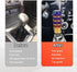 Shift Knob, 3.78" Aluminum Weighted Car Gear Shift Manual knobs with 3 Threaded Adapters M8 M10 M12 Fit Universal Manual Transmission Vehicle (Bur...