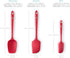 di Oro Living Silicone Spatula Set - 3-piece 600F Heat-Resistant Baking Spoon & Spatulas - Ergonomic Easy-to-Clean Seamless One-Piece Design - Pro...