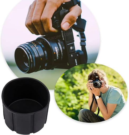 Camera Lens Cap SLR Camera Silicone Protector Cap Dustproof Lens Cover for 65-110mm DSLR Camera Lenses...