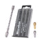 Manual Hand Drill Pin Vise + 20pcs Mini Drill Bit Set + 2pcs Drill Bit Chuck, Spiral Hand Push Drill Chuck Twist Bit Micro Tool for Jewelry Making...