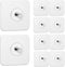 Reusable Adhesive Wall Hooks 13.5lbs(Max) Transparent , Waterproof and Oilproof For Bathroom Kitchen Heavy Duty 10 Pack...