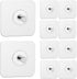 Reusable Adhesive Wall Hooks 13.5lbs(Max) Transparent , Waterproof and Oilproof For Bathroom Kitchen Heavy Duty 10 Pack...