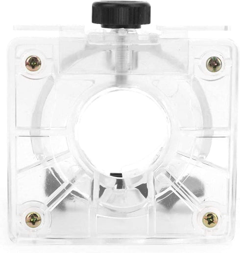 Woodworking Trimmer Router Transparent Plastic Base Power Tool Protective Shield Accessory Base (Model 1 (Economic))...