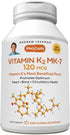 ANDREW LESSMAN Vitamin K2 MK7 120 mcg 60 Softgels - Essential for Healthy Calcium Utilization, Promotes Optimum Skeletal, Heart and Arterial Healt...