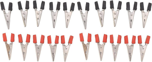 Clip, Stainless Steel Battery Clamp with Strong Spring Jumper Cables Clamp for Truck Car Battery Electric Test...