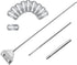 Kirecoo Algae Scraper for Glass Aquariums, 25.6" Fish Tank Cleaner, Stainless Steel Aquarium Glass Algae Scraper for Fish Tank with 10 Blades, Aqu...