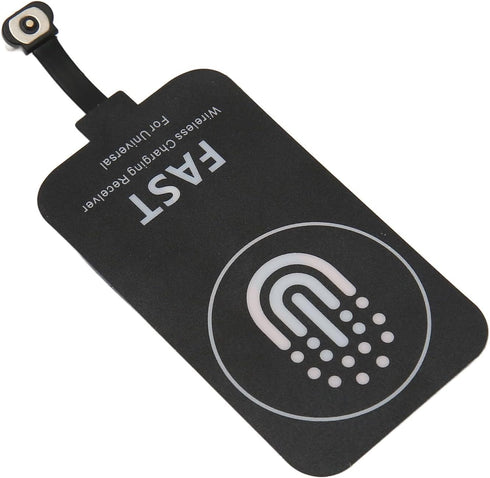 Thin Wireless Charging Receiver, Type C Magnetic Suction Dual Purpose Wireless Charging Receiver Wireless Charging Patch Magnetic Back Patch...