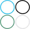 Pack of 4 Silicone Sealing Rings for Instant Pot 5 & 6 Quart - Fits IP-DUO60, IP-LUX60, IP-DUO50, IP-LUX50, Smart-60, IP-CSG60 and IP-CSG50...