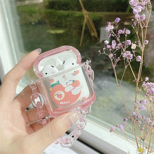SGVAHY Cute AirPod Case for AirPods 3 Case Kawaii Clear Liquid Sequins Case Cover Hard Protective AirPod Case Wireless Charging Box with Color Cha...