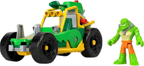 Fisher-Price Imaginext DC Super Friends Toy Killer Croc Figure & Buggy Car with Projectile Launcher for Pretend Play Kids Ages 3+ Years...