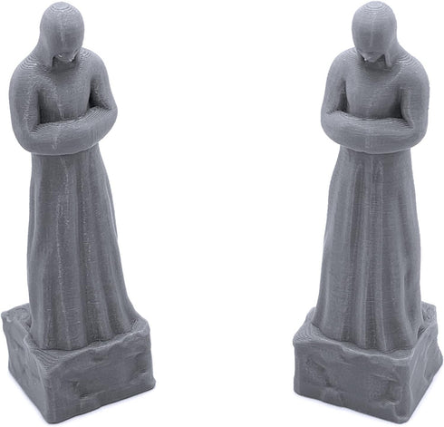 EnderToys Mausoleum Graveyard Scene, Terrain Scenery for Tabletop 28mm Miniatures Wargame, 3D Printed and Paintable...