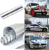 REDODECO Self Adhesive Reflective Chrome Silver Vinyl Wrap Sticker Decal Film Sheet 15inch by 60inch...