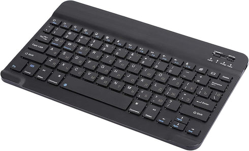 Cyrillic Keyboard Keyboard to Attach to Tablet Black Russian 10.1 Slim Ultra Wide 80?Key Keyboard Bluetooth 3.0 for for Ios Win...