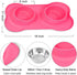 AsFrost Dog Food Bowls Stainless Steel Pet Bowls & Dog Water Bowls & Cat Bowls for Food and Water No-Spill Non-Skid Silicone Mat, Feeding Bowls wi...