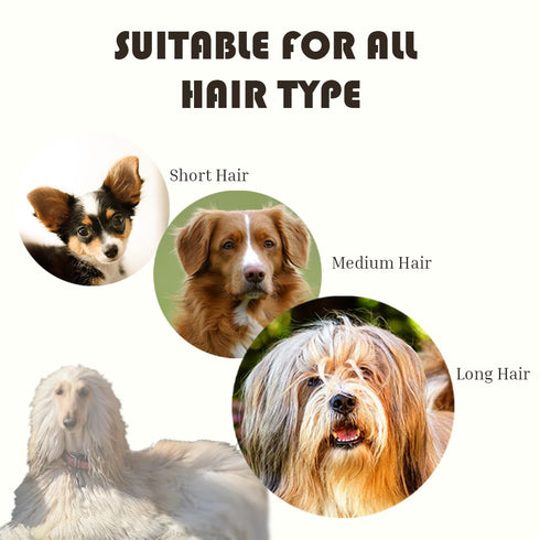 Dog & Cat Brush, Dog Brush for Shedding, Cat & Dog Grooming, Self Cleaning Slicker Brush for dogs & cats, Grooming Brushes for Long Short Haired D...