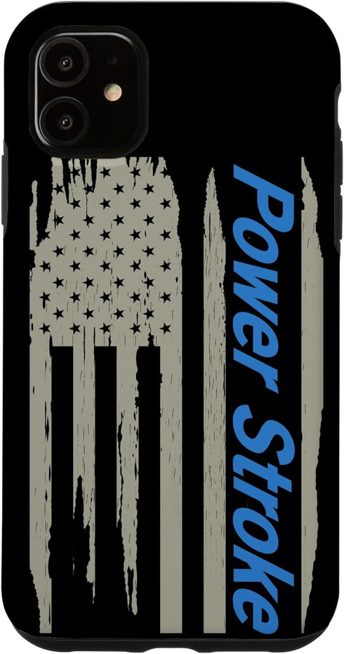 iPhone 11 Power Stroke American Flag Case...