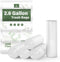 Jaoul Small Garbage Bags 2.6 Gallon, Bathroom Garbage Bags, Tear & Leak Resistant Trash Can Liners, Mini Trash Bags, White, 100 Counts...