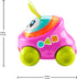 Fisher-Price Baby Learning Toy DJ Buggy Pink Push-Along Car with Music & Lights for Crawling Play for Infants Ages 9+ Months...