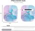 Protective Hard Case Cover with Cleaner Kit Portable Shockproof Women Girls with Keychain for Apple Airpods 2/1 Charging Case - Watercolor Marble...