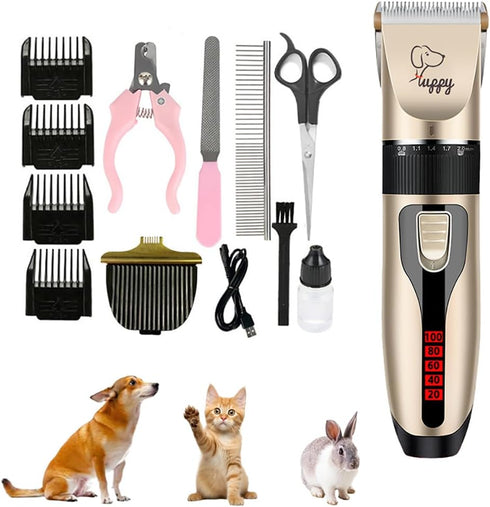 Dog Clippers for Grooming Hair Shaver for Pets Suitable for Pets Such As Dogs, Cats, Rabbits and Sheep Can Also Be Used for Topical Hair Trimming...