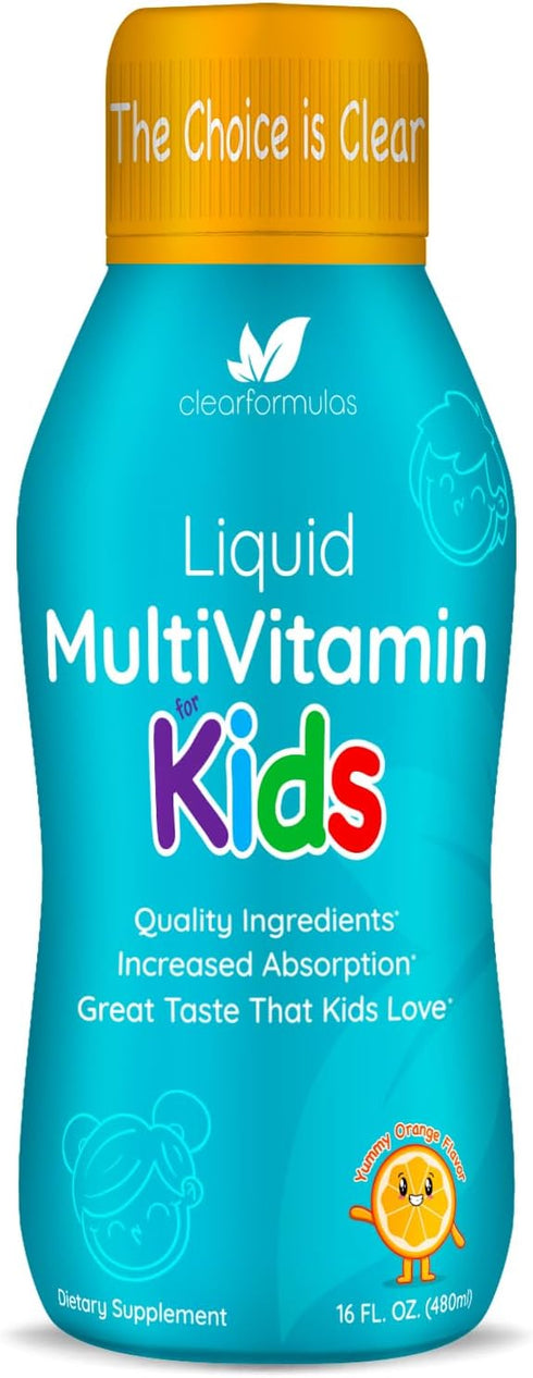 Liquid Multivitamin for Kids - Sugar Free Kids Vitamins -16 oz, 32 Servings...