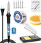 LDK Soldering Iron Kit, Electric Soldering Gun Welding Tools with ON/OFF Swicth, 30g Solder, Solder Flux Paste, Heavy Duty Holder, Cleaning Sponge...