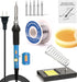 LDK Soldering Iron Kit, Electric Soldering Gun Welding Tools with ON/OFF Swicth, 30g Solder, Solder Flux Paste, Heavy Duty Holder, Cleaning Sponge...