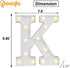 Pooqla LED Marquee Letter Lights Sign, Light Up Alphabet Letter for Home Party Wedding Decoration K...